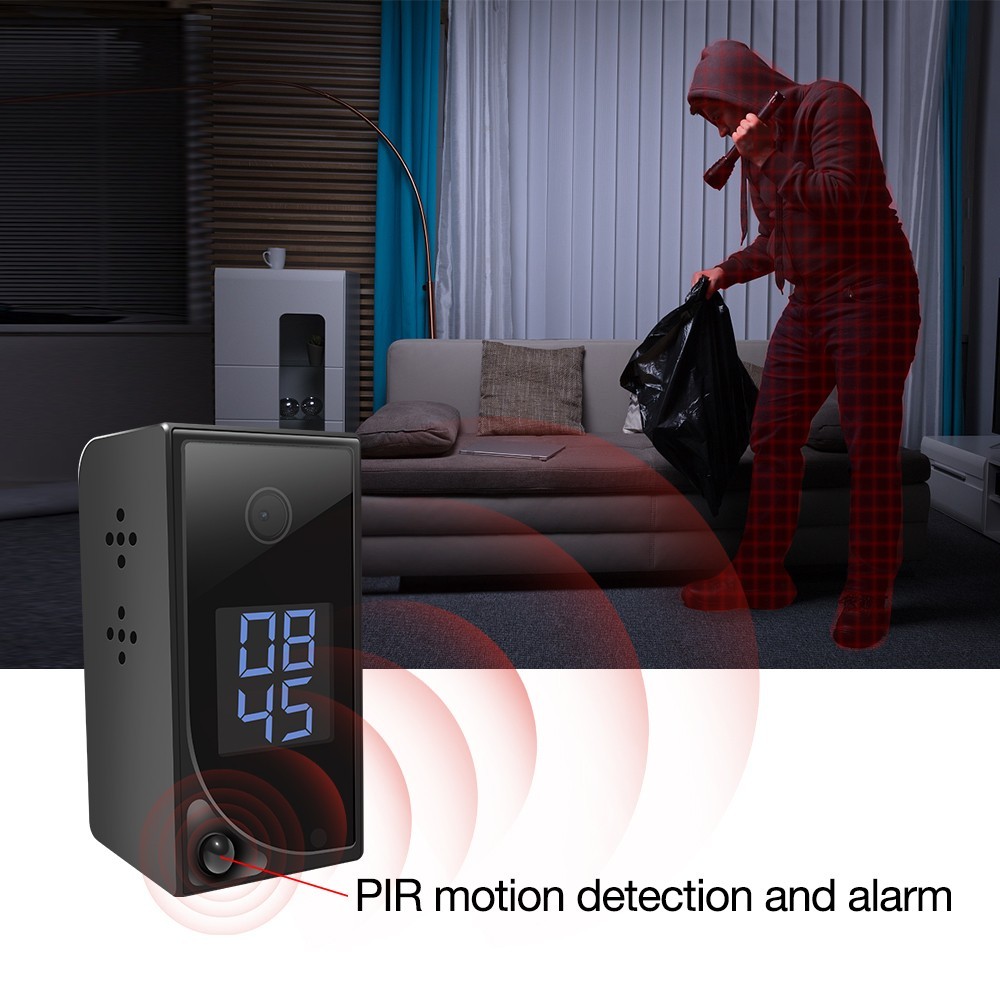 verborgen camera PIR-bewegingsdetector & push-alarmmelding