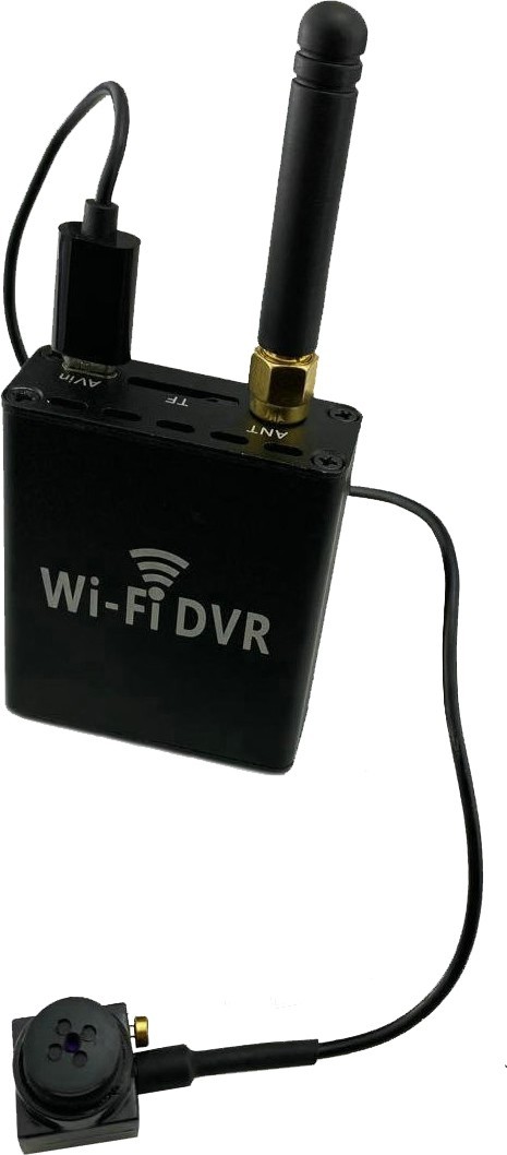 Knopcamera's + WiFi DVR-module voor live-uitzending