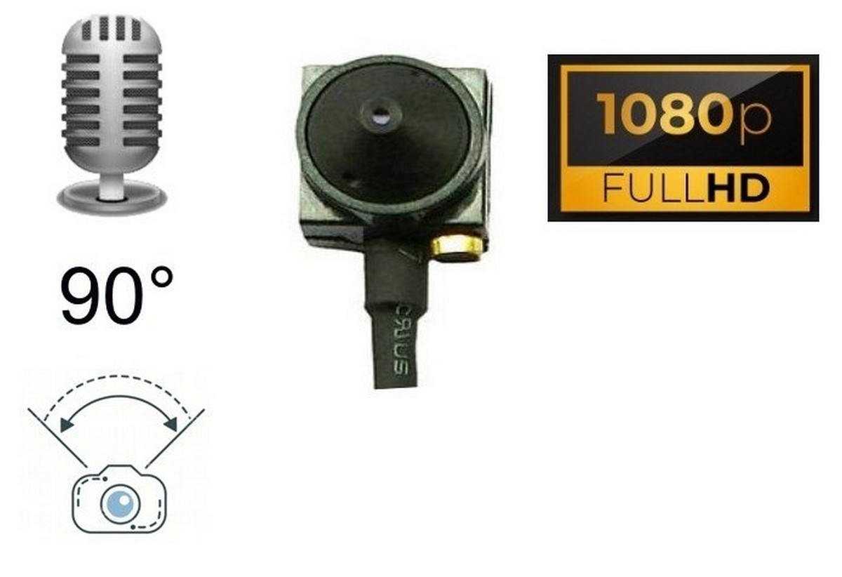 FULL HD pinhole camera 90° hoek audio opname miniatuur camera