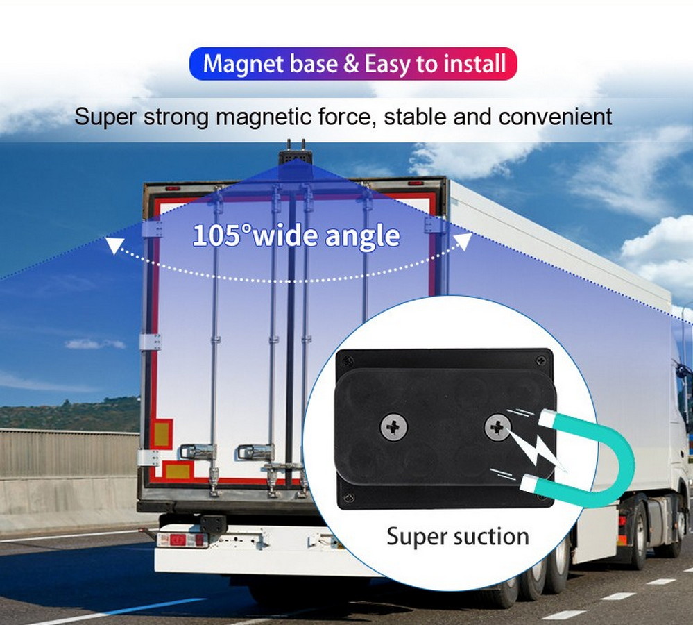 wifi camera met magneet voor bestelwagen