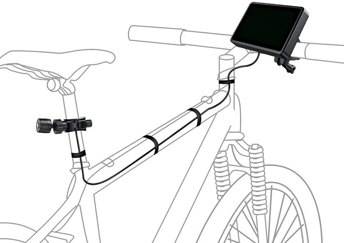 fietscamera's en monitormontage