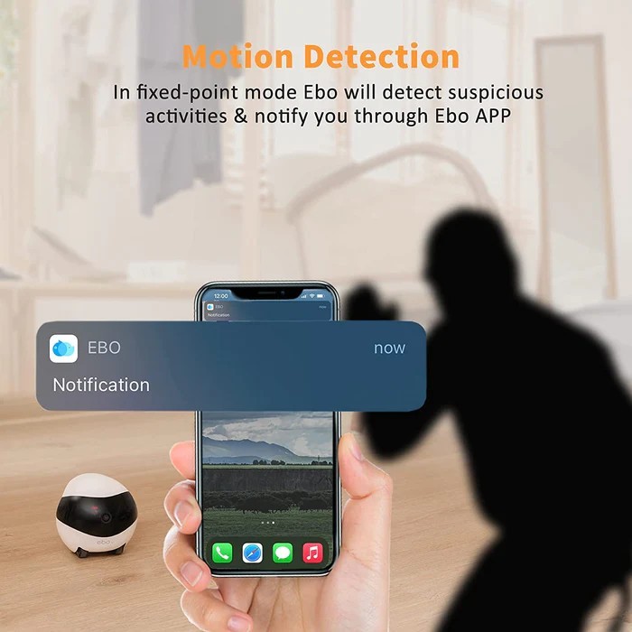 Enabot EBO SE - robot met FULL HD camera op afstand bediend via WiFi/P2P APP