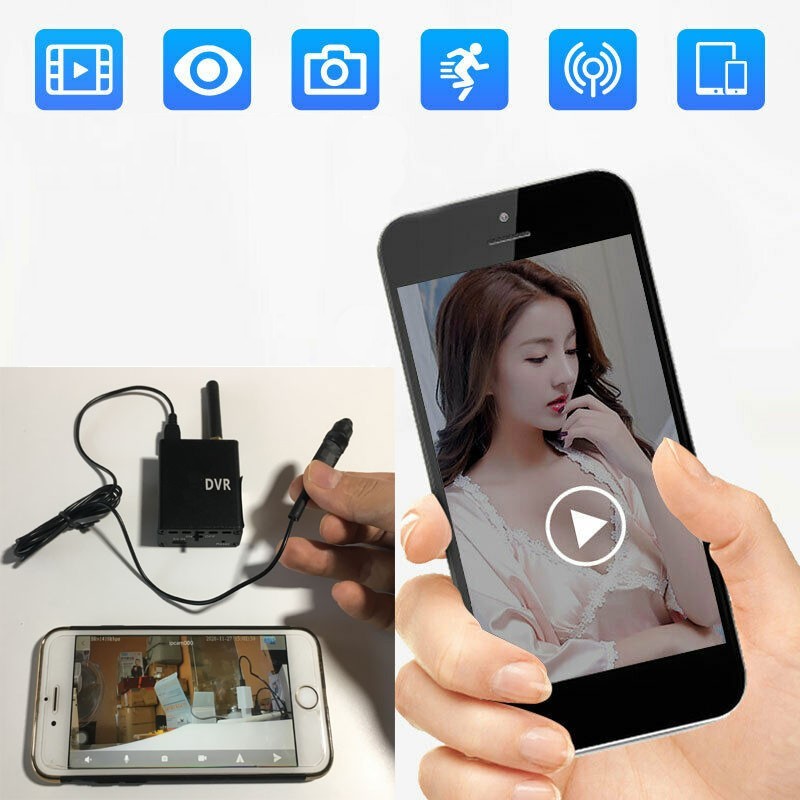 mini full hd pinhole camerabewaking via mobiele telefoon