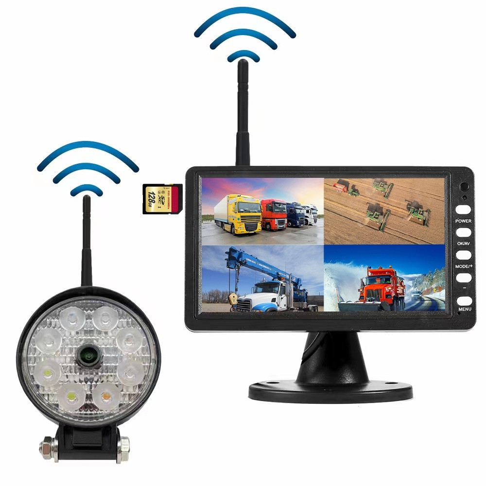 Waterdichte IP68 extra 120° autocamera WIFI HD + 18 IR LED's