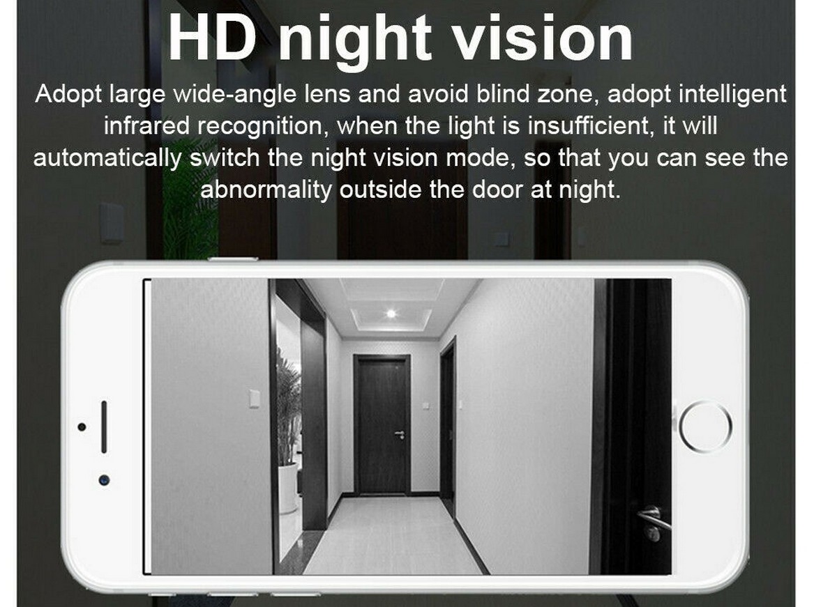 IR LED nachtzicht 8m - deurbel voor in huis