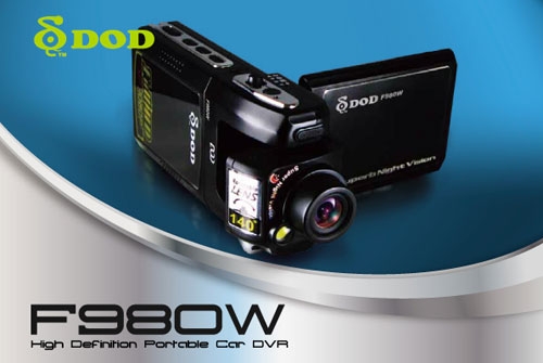 Boordcamera in de auto - DOD F980W