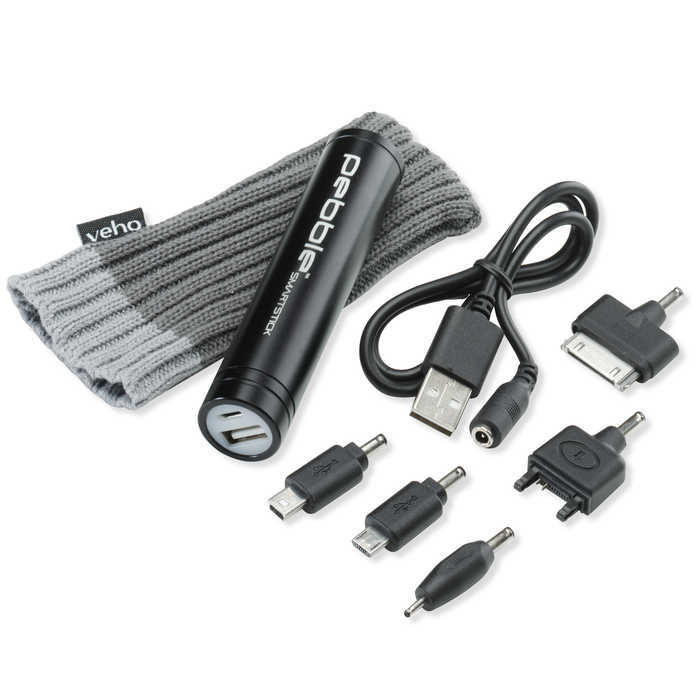 Pebble SmartStick Black pack-oplader