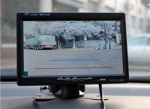 parkeerset met IR LED camera