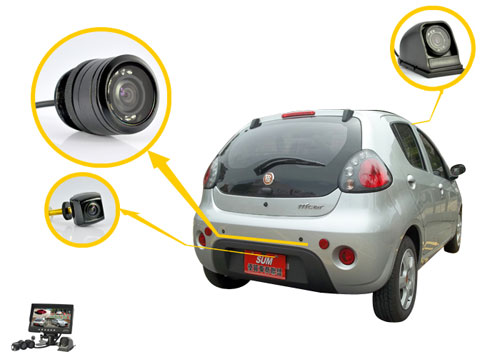4 door een cameramonitorsysteem