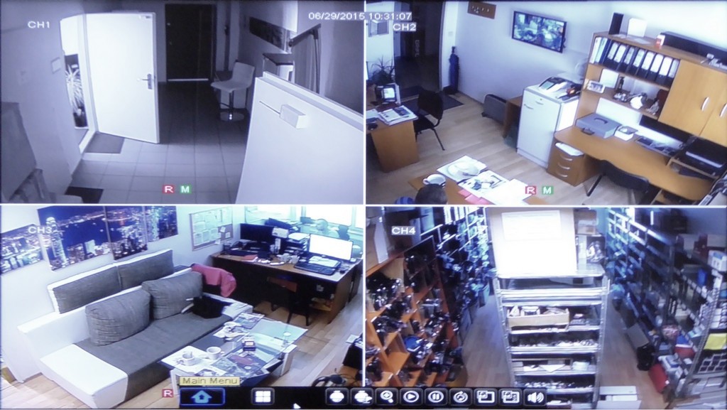 IQ instelling DVR CCTV live-opname