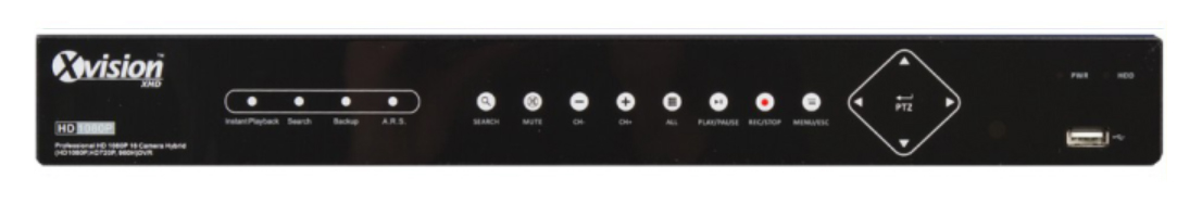 XHR1080 DVR-recorder 16 kanalen