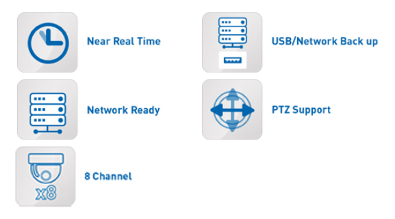 oahd / recorder 8-pins specificaties