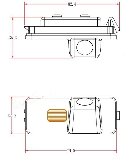 Achteruitrijcamera voor VW en Škoda Superb