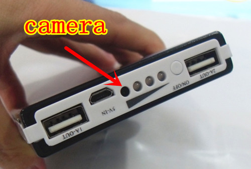 Gsm powerbank met camera