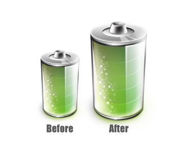 dod ls475w+ krachtige batterij