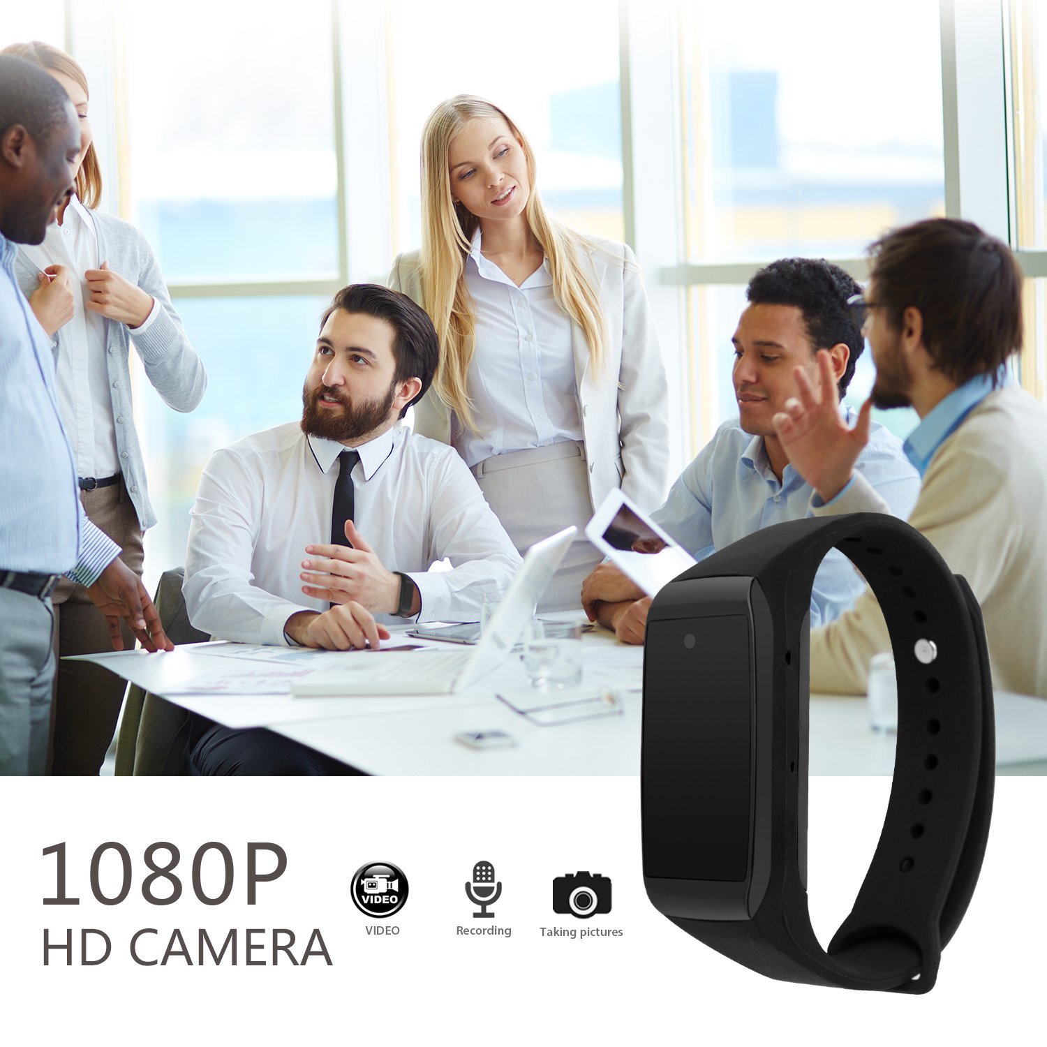 armband met full hd camera