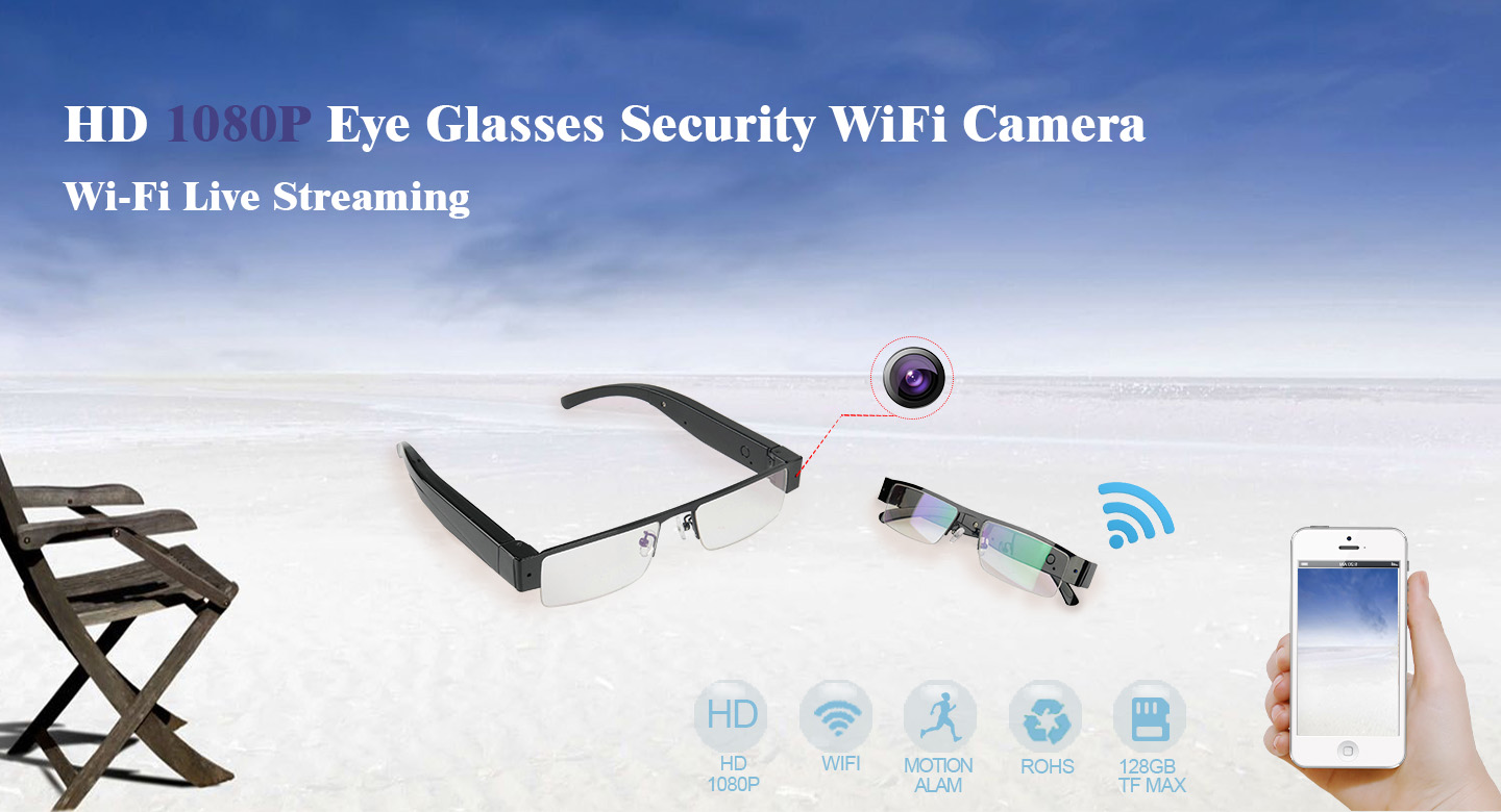 elegante bril met wifi en P2P-ondersteuning