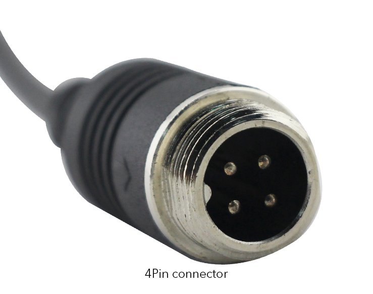 niet-afgeschermde 4-pins connector voor AHD-camera's