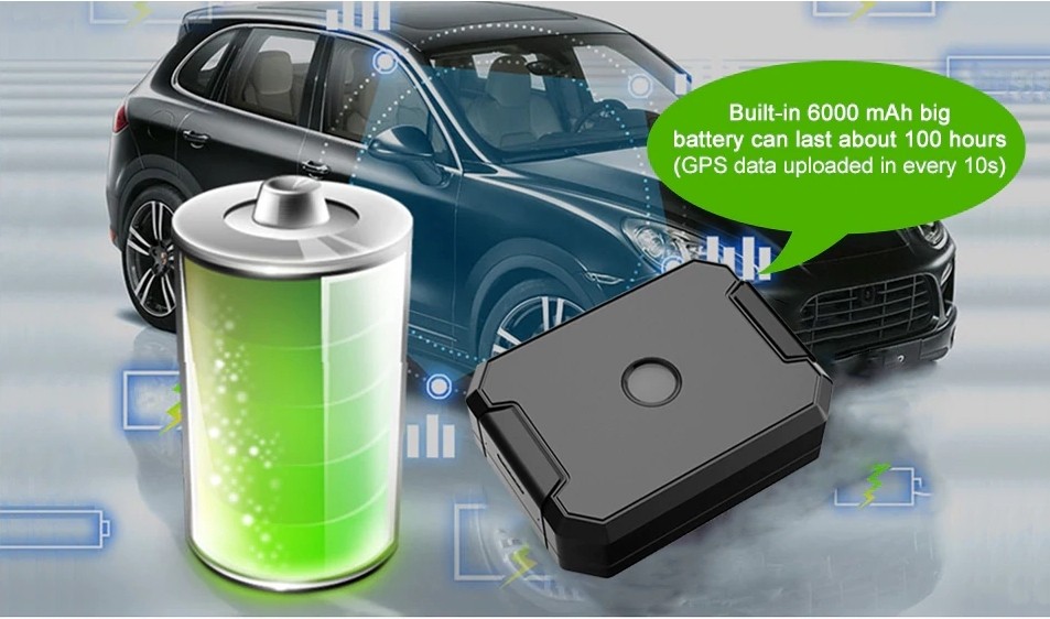 gps-locator ingebouwde oplaadbare batterij