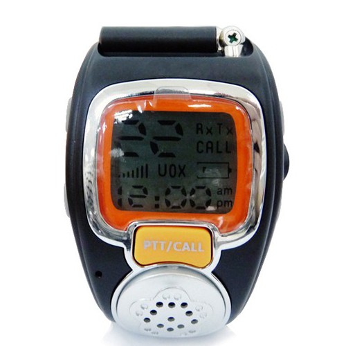 spionage horloge met walkie talkie