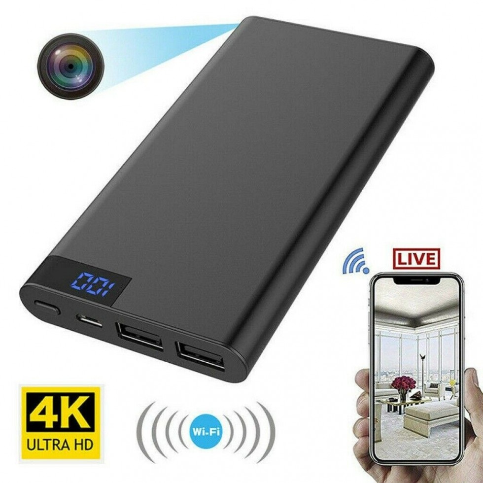 4k-camera in powerbank