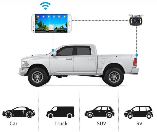 universele parkeer wifi auto camera via mobiele telefoon