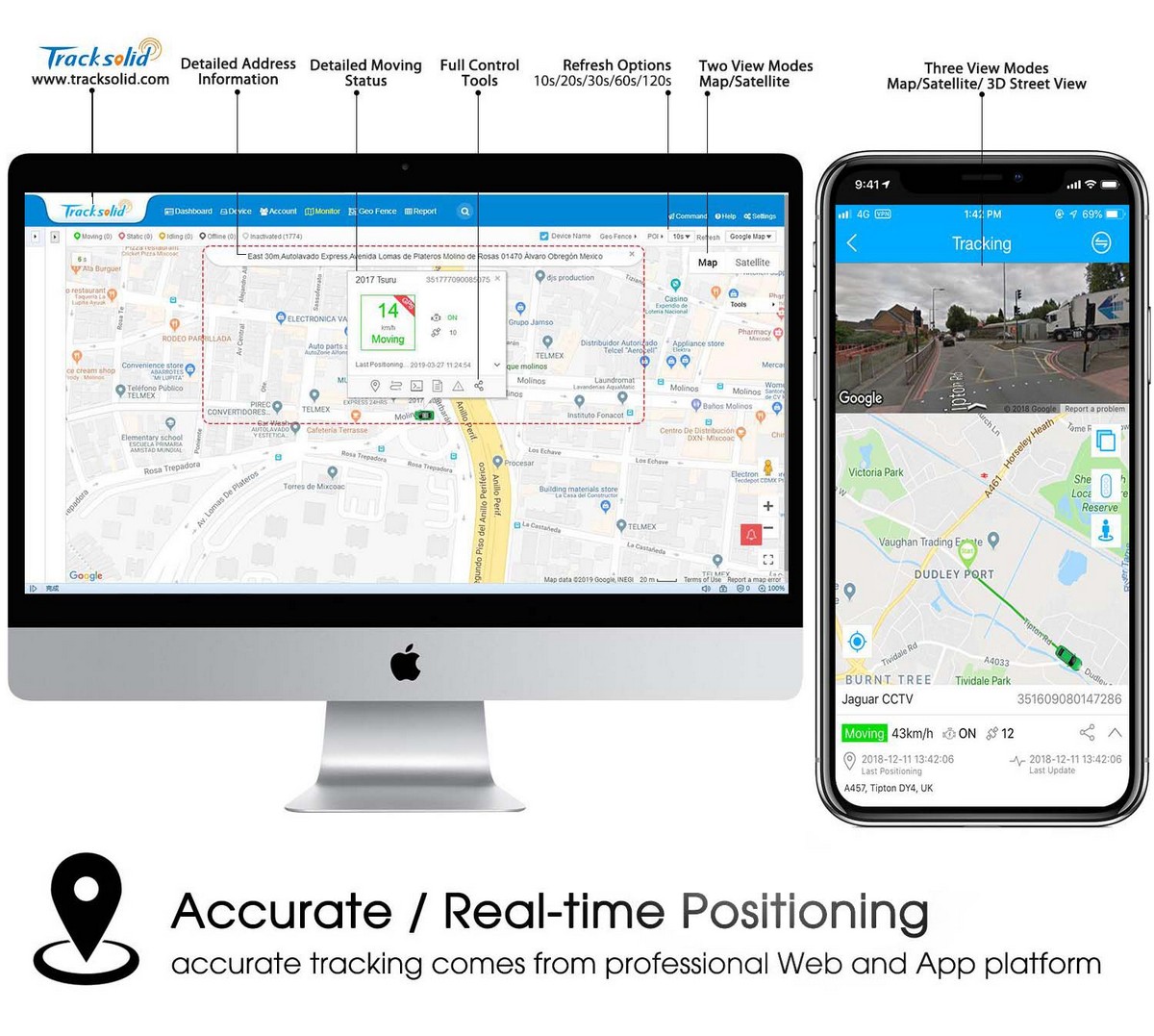 mobiele app tracksolid profio x4