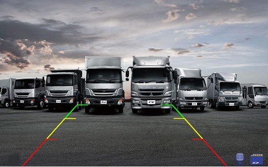 full hd-monitor voor vrachtwagens