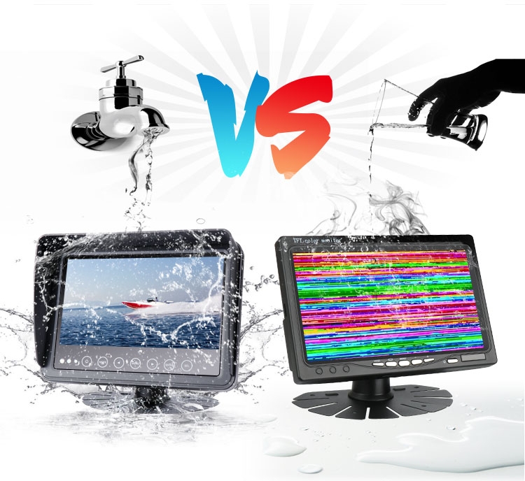 waterdichte monitor voor machine auto boot of jacht