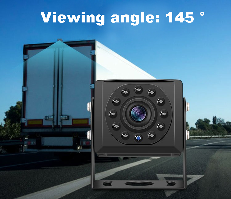 parkeercamera set - hoek 175 graden voor vrachtwagens