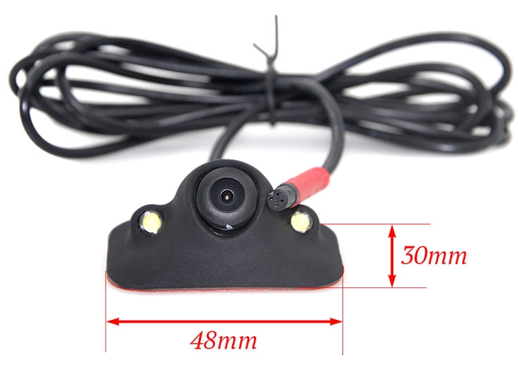 mini achteruitrijcamera met led-diodes