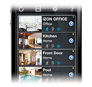 Izon camera met live uitzending (via mobiel)