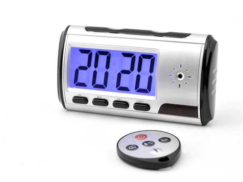 Wekker met minicamera en bewegingsdetectie