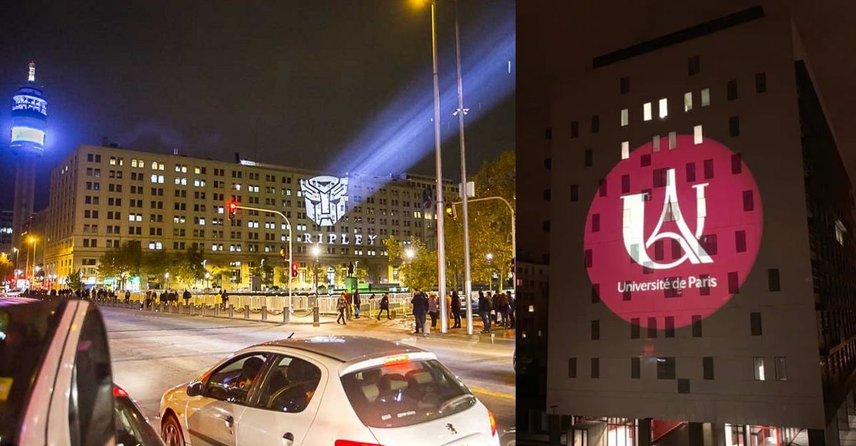 logo gobo-projectie
